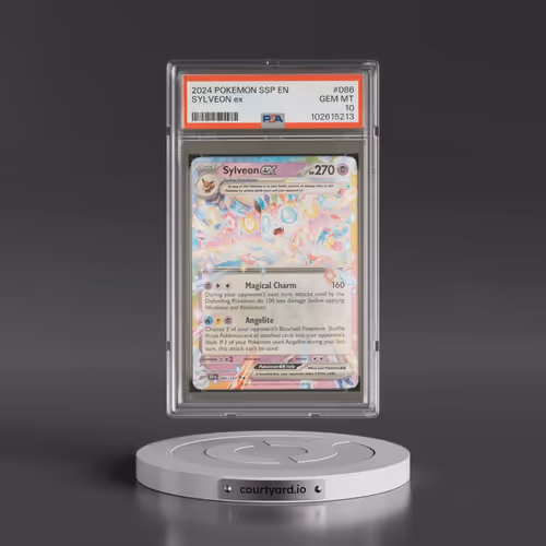 2024 Pokémon Ssp EN-Surging Sparks #086 Sylveon EX - Holo (PSA 10 GEM MINT)