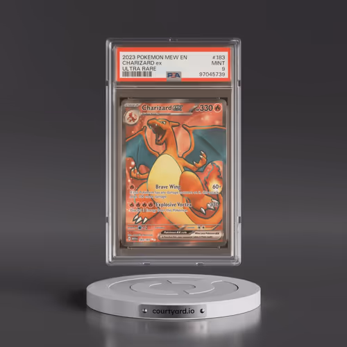 2023 Pokémon Mew EN-151 #183 Charizard EX - Holo Ultra Rare (PSA 9 MINT)