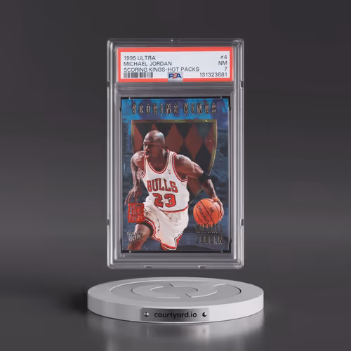 1995 Ultra Scoring Kings #4 Michael Jordan - Hot Packs (PSA 7 NM)