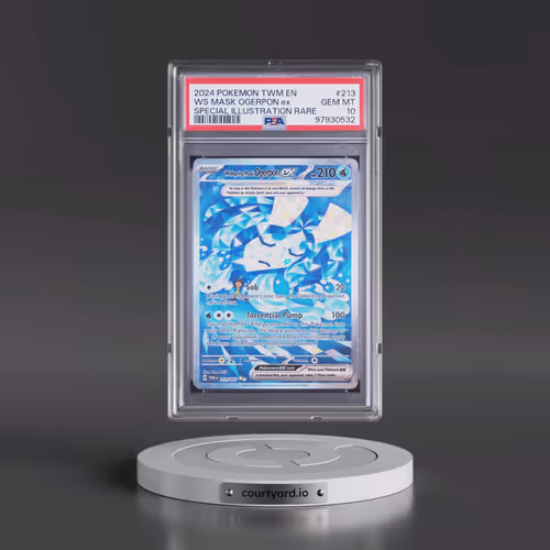 2024 Pokémon Twm EN-Twilight Masquerade #213 Wellspring Mask Ogerpon EX - Holo Special Illustration