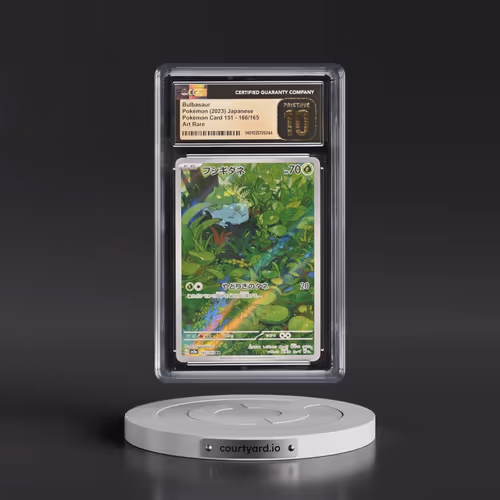 2023 Pokémon Card 151 #166/165 Bulbasaur - Art Rare Holo (CGC 10 PRISTINE)