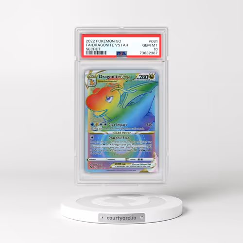 2022 Pokémon Go #081 Dragonite Vstar - Full Art Secret (PSA 10 GEM MINT)