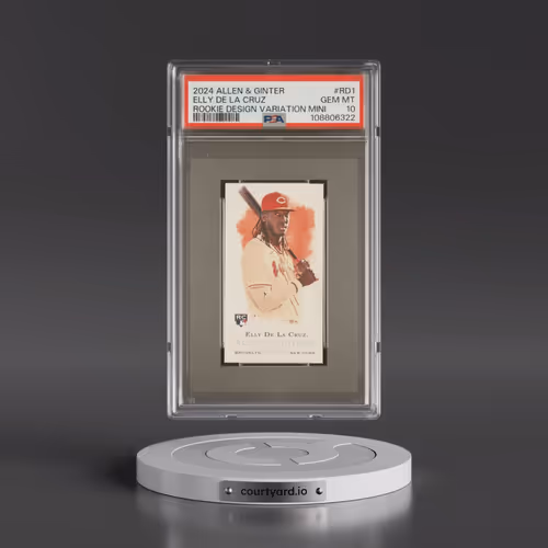 2024 Topps Allen & Ginter Rookie Design Variations Mini #RD1 Elly de La Cruz (PSA 10 GEM MINT)