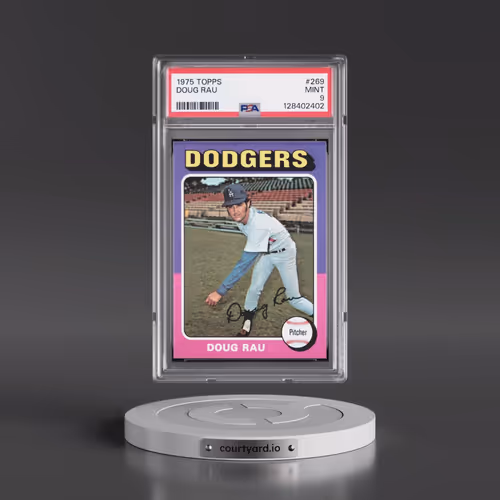 1975 Topps #269 Doug Rau (PSA 9 MINT)