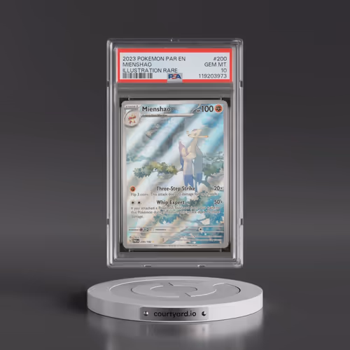 2023 Pokémon Par EN-Paradox Rift #200 Mienshao - Illustration Rare (PSA 10 GEM MINT)