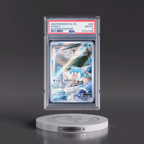 2023 Pokémon Pal EN-Paldea Evolved #206 Quaxly - Illustration Rare (PSA 8 NM-MT)
