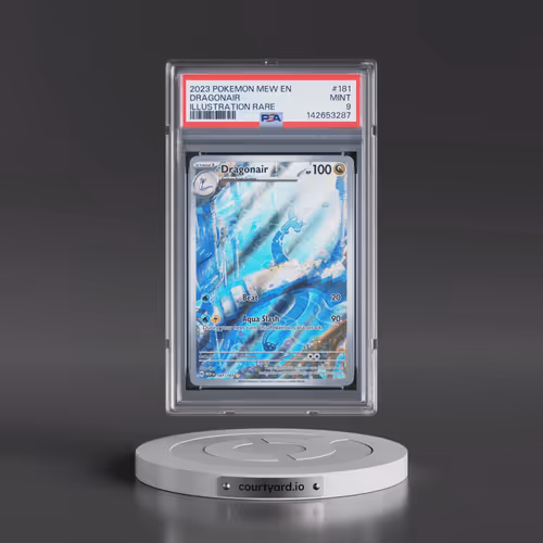 2023 Pokémon Mew EN-151 #181 Dragonair - Illustration Rare (PSA 9 MINT)