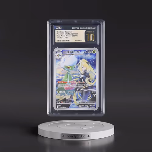 2025 Pokémon Sv9a-Heat Wave Arena #065 Cynthia's Roserade - Art Rare (CGC 10 PRISTINE)