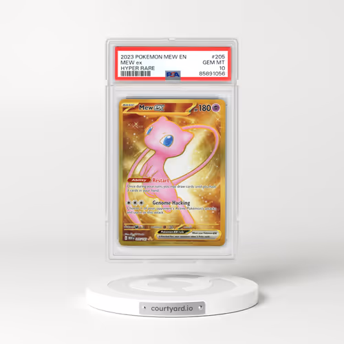 2023 Pokémon Mew EN-151 #205 Mew EX - Holo Hyper Rare (PSA 10 GEM MINT)