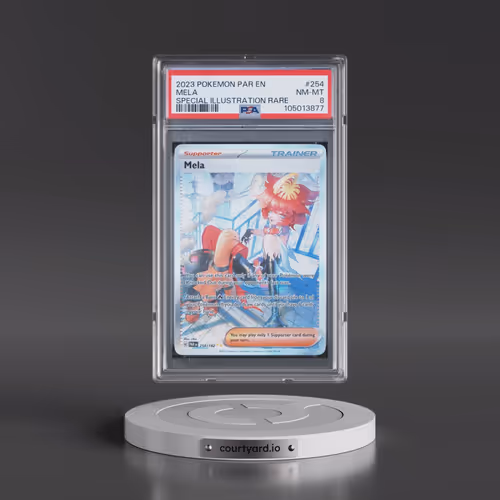 2023 Pokémon Par EN-Paradox Rift #254 Mela - Special Illustration Rare (PSA 8 NM-MT)