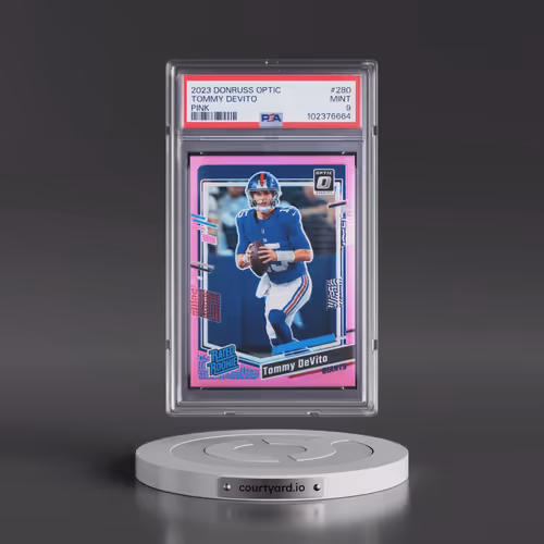 2023 Panini Donruss Optic #280 Tommy Devito - Pink (PSA 9 MINT)