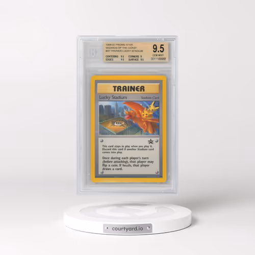 2001 Pokémon Promo Black Star #41 Lucky Stadium-N.Y. Center (BGS 9.5 GEM MINT)