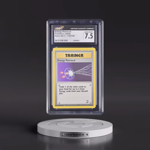2000 Base Set 2 #110/130 Energy Retrieval (CGC 7.5 NM+)