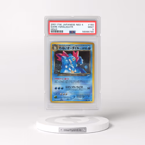 2001 Pokémon Neo 4 #160 Dark Feraligatr - Holo (PSA 9 MINT)