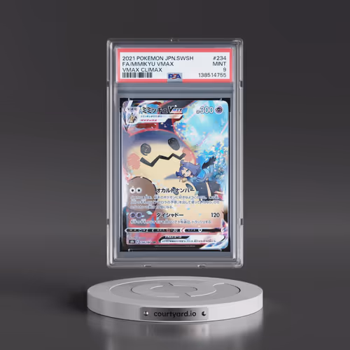 2021 Pokémon Sword & Shield Vmax Climax #234 Mimikyu Vmax - Full Art (PSA 9 MINT)