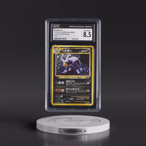 2000 Crossing the Ruins... Houndoom - Holo (CGC 8.5 NM-MT+)