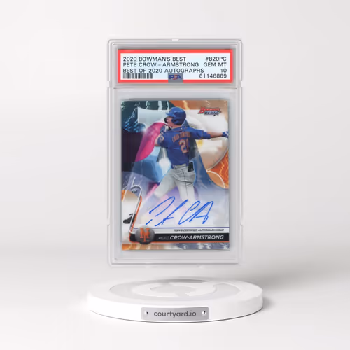 2020 Bowman's Best Best of 2020 Autographs #B20PC Pete Crow-Armstrong (PSA 10 GEM MINT)