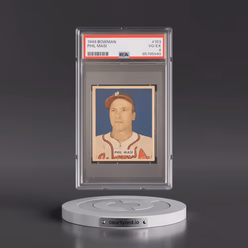 1949 Bowman #153 Phil Masi (PSA 4 VG-EX)