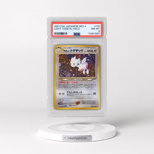 2001 Pokémon Neo 4 #176 Light Togetic - Holo (PSA 8 NM-MT)