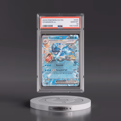 2023 Pokémon Svi EN-Scarlet & Violet #045 Gyarados EX - Holo (PSA 10 GEM MINT)