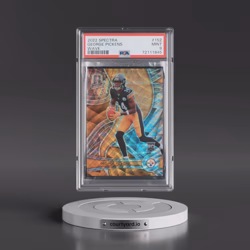 2022 Panini Spectra #152 George Pickens - Wave (PSA 9 MINT)