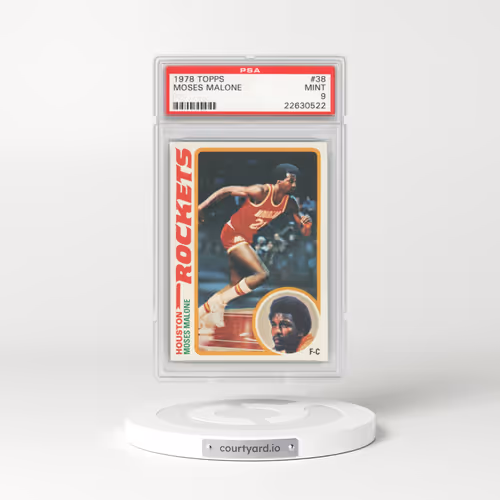 1978 Topps #38 Moses Malone (PSA 9 MINT)