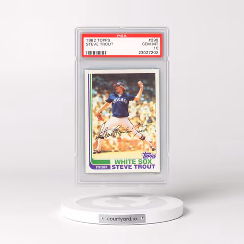 1982 Topps #299 Steve Trout (PSA 10 GEM MINT)