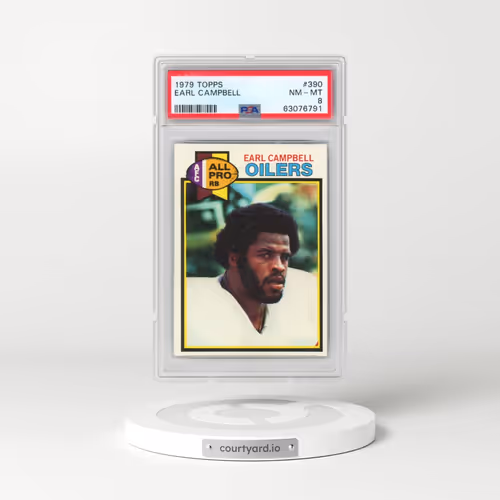 1979 Topps #390 Earl Campbell (PSA 8 NM-MT)