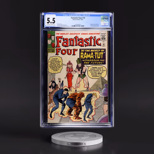 Fantastic Four #19 CGC 5.5 Off-white to White Pages (Marvel Comics, 10/63)