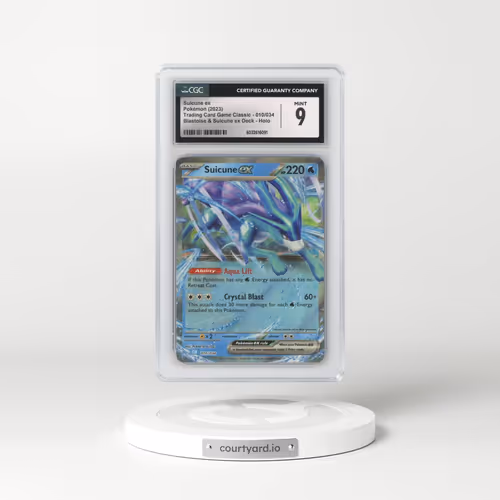 2023 Trading Card Game Classic - CLV, CLC, CLB #010/034 Suicune ex - Blastoise & Suicune ex Deck - C