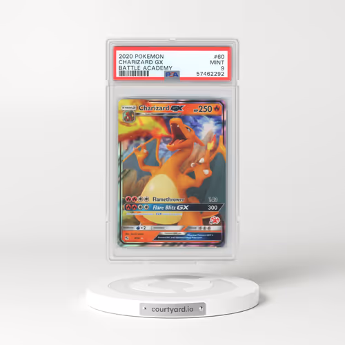 2020 Pokémon Battle Academy #60 Charizard GX - Holo (PSA 9 MINT)