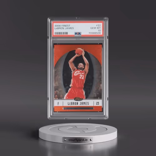 2006 Finest #22 LeBron James (PSA 10 GEM MINT)