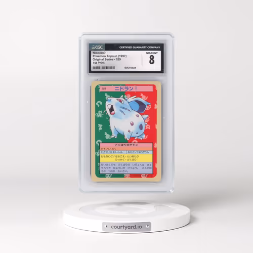 1997 (Only One Pokémon) Original Series #029 Nidoran♀ - (Blue Back) 1st Print (CGC 8 NM-MT)