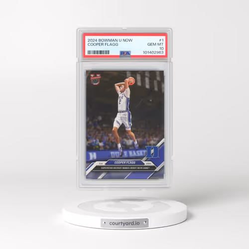 2024 Bowman U Now #1 Cooper Flagg (PSA 10 GEM MINT)