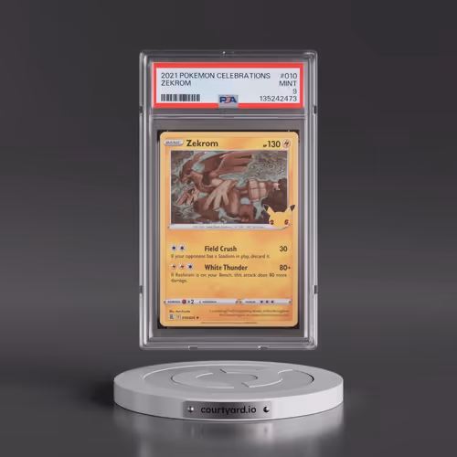 2021 Pokémon Celebrations #010 Zekrom (PSA 9 MINT)