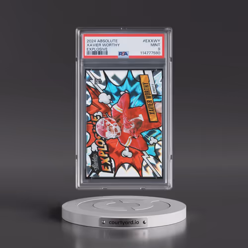2024 Panini Absolute Explosive #EXXWY Xavier Worthy (PSA 9 MINT)
