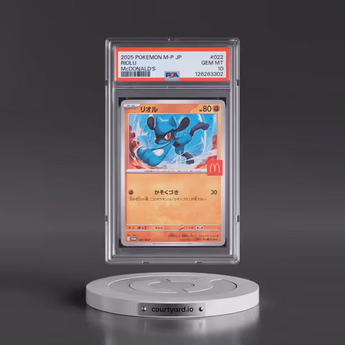 2025 Pokémon M-P Promo #022 Riolu - McDonald's (PSA 10 GEM MINT)