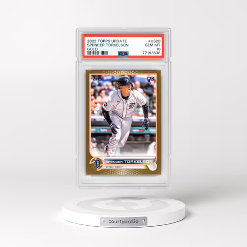 2022 Topps Update #US20 Spencer Torkelson - Gold (PSA 10 GEM MINT)