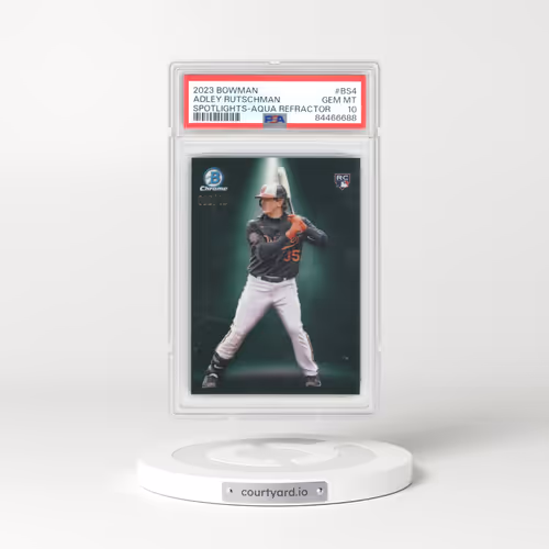2023 Bowman Spotlights #BS4 Adley Rutschman - Aqua Refractor (PSA 10 GEM MINT)