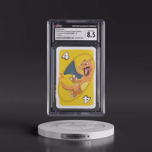 2021 Pokémon Pocket UNO (2021 Pocket Monsters Back) #4 Charizard - Yellow (CGC 8.5 NM-MT+)
