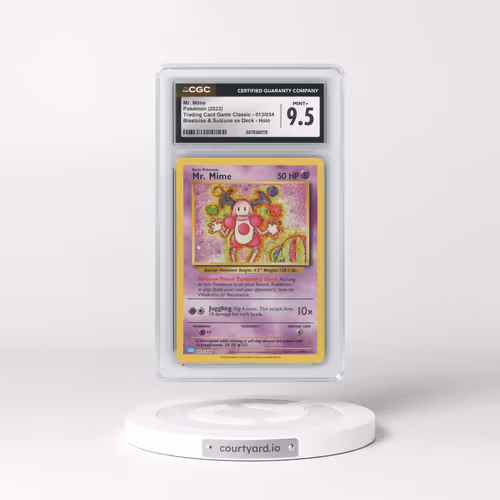 2023 Pokémon Clb-Trading Card Game Classic Blastoise & Suicune EX Deck #013 Mr. Mime (CGC 9.5 MINT+)