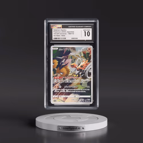 2022 VSTAR Universe #188/172 Galarian Zapdos - Art Rare Holo (CGC 10 GEM MINT)