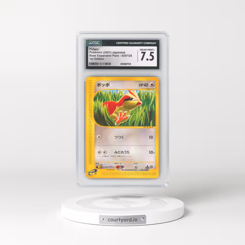 2001 Base Expansion Pack #025/128 Pidgey - 1st Edition (CGC 7.5 NM+)