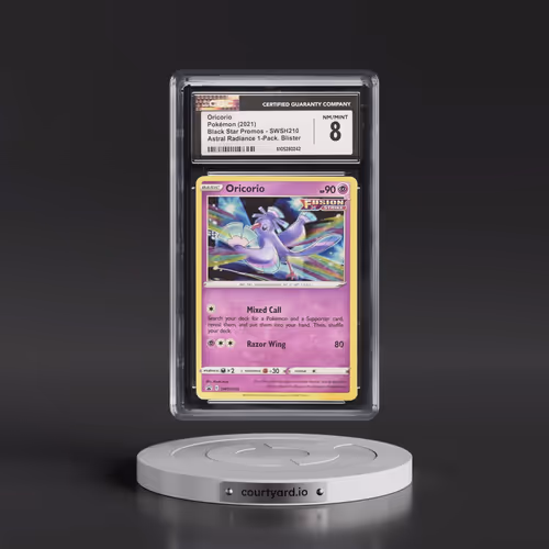 2017 Black Star Promos - Sword & Shield #SWSH210 Oricorio - Astral Radiance 1-Pack. Blister (Cosmos