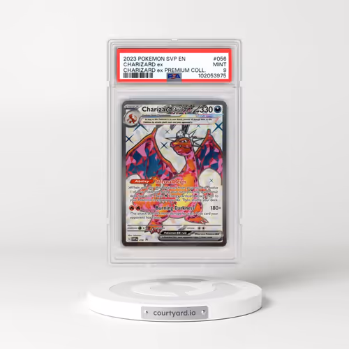 2023 Pokémon Svp EN-SV Black Star Promo #056 Charizard EX - Holo Charizard EX Premium Collection (PSA 9 MINT)
