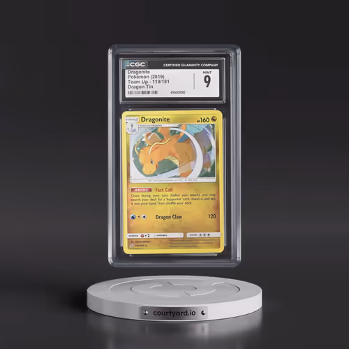 2019 Pokémon Sun & Moon Team Up #119 Dragonite - Holo Cosmos (CGC 9 MINT)