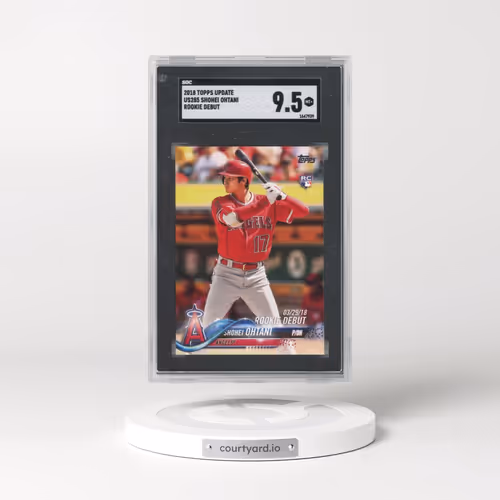 2018 Topps Update #US285 Shohei Ohtani - Rookie Debut (SGC 9.5 MINT+)