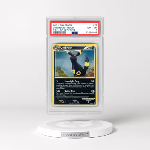 2011 Pokémon Call of Legends #22 Umbreon - Holo (PSA 8 NM-MT)