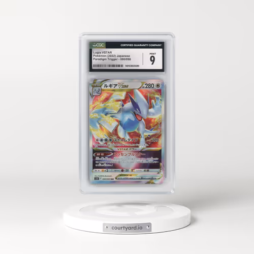 2022 Paradigm Trigger #080/098 Lugia VSTAR - Holo (CGC 9 MINT)