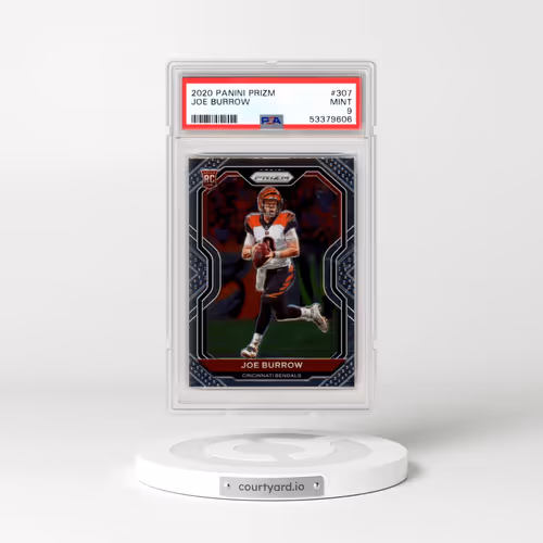 2020 Panini Prizm #307 Joe Burrow (PSA 9 MINT)